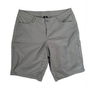 Kuhl Womens Grey Stretch Hiking Shorts Size 12 Outdoor Wear